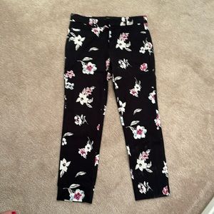 Banana republic, wretch, Sloan, printed ankle pants